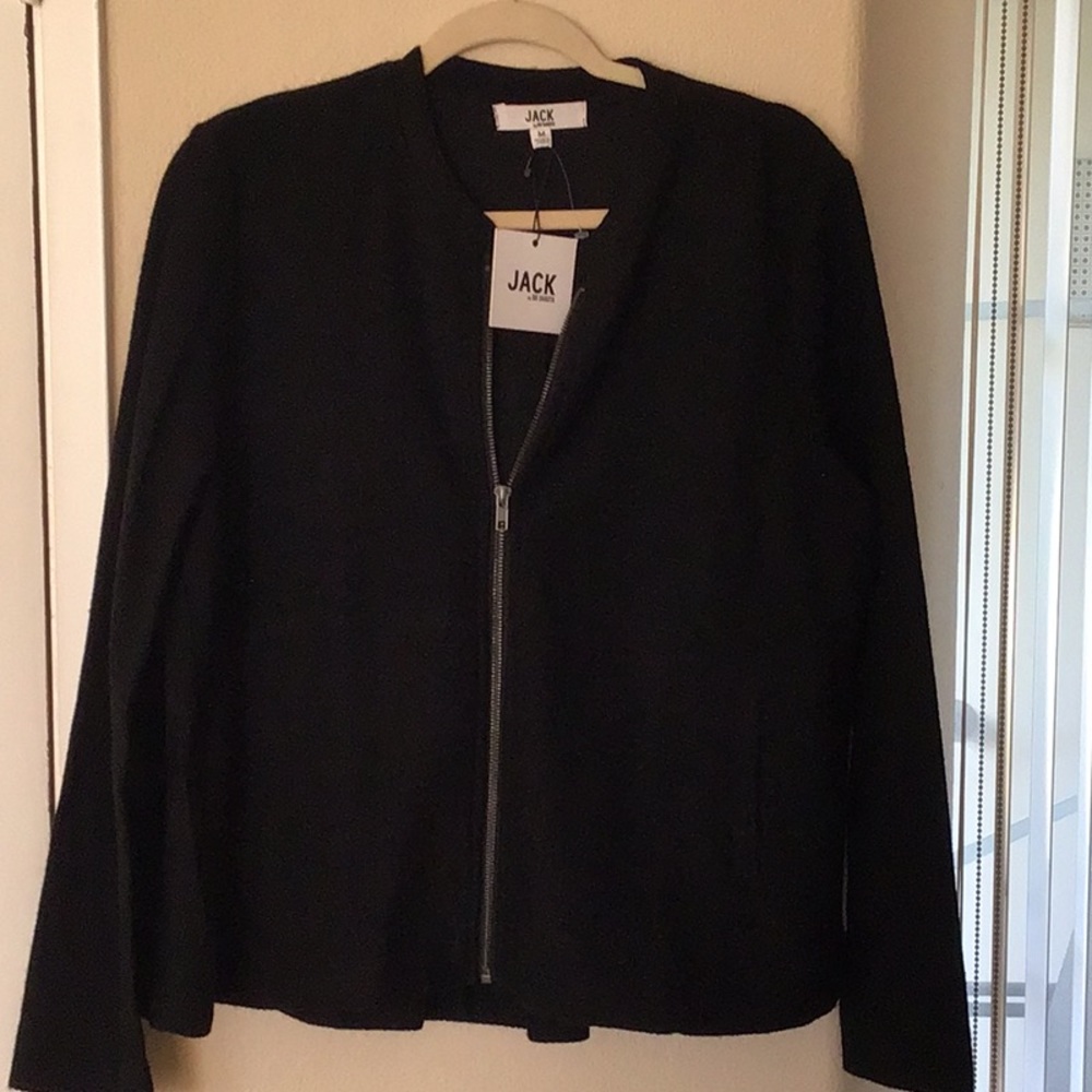 Jack by BB Dakota zip up sweater jacket NWT SZ M